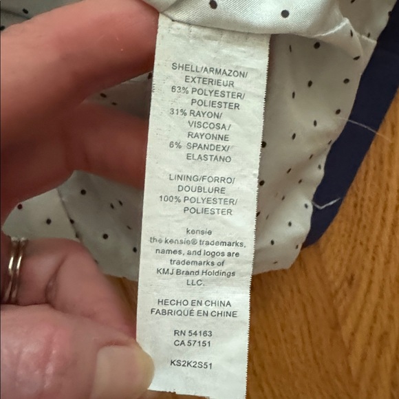 Kensie Rebekah Stretch Crepe Blazer - Picture 8 of 9